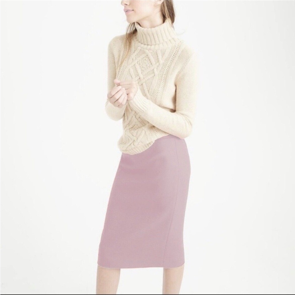 J. Crew Dusty Pink No. 2 Pencil Skirt